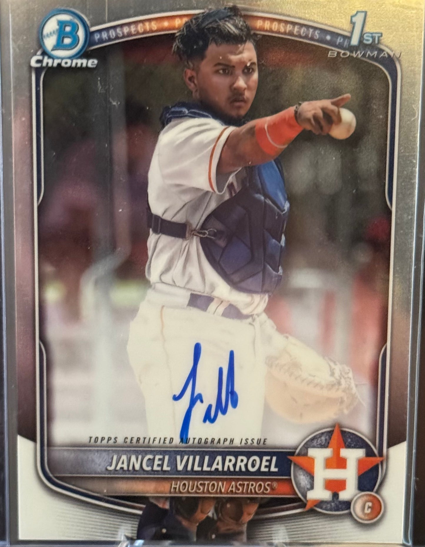 2025 Bowman - Jancel Villarreal 1st Bowman Chrome Autograph #CPA-JV