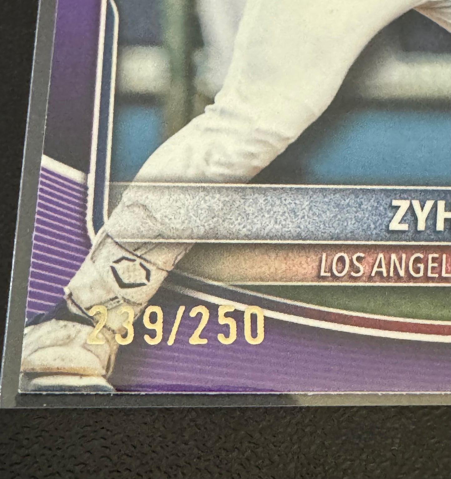 BASEBALL - 2025 Bowman - Prospects Zyhir Hope #BP-2 Purple /250 - Los Angeles Dodgers