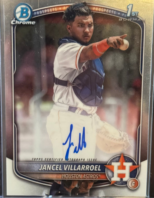 2025 Bowman - Jancel Villarreal 1st Bowman Chrome Autograph #CPA-JV