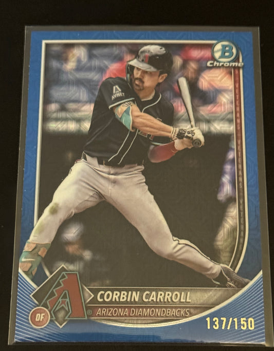 BASEBALL - 2025 Bowman - Corbin Carroll #96 Blue /150 - Arizona Diamondbacks