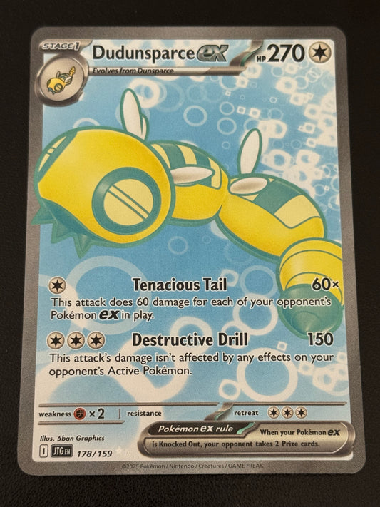 POKEMON - Dudunsparce ex 178/159 Sv09: Journey Together Holo - Full Art