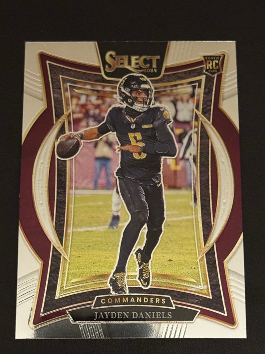 FOOTBALL - 2024 Panini Select - Jayden Daniels Concourse RC #26 Washington Commanders
