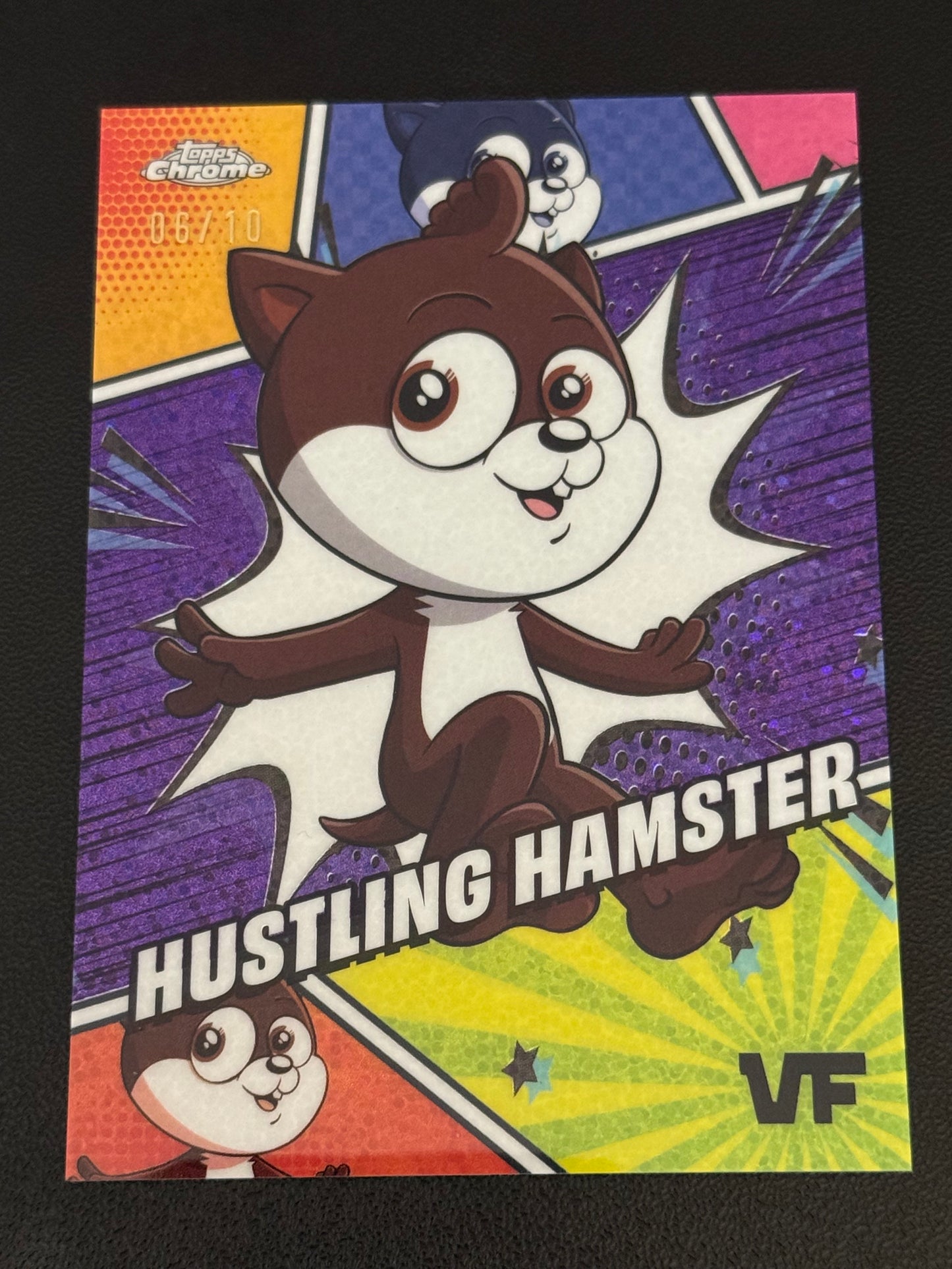 VEEFRIENDS - 2025 Topps Chrome VeeFriends Hustling Hamster Manga Speckle MSS-41 # 6/10