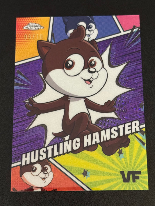 VEEFRIENDS - 2025 Topps Chrome VeeFriends Hustling Hamster Manga Speckle MSS-41 # 6/10
