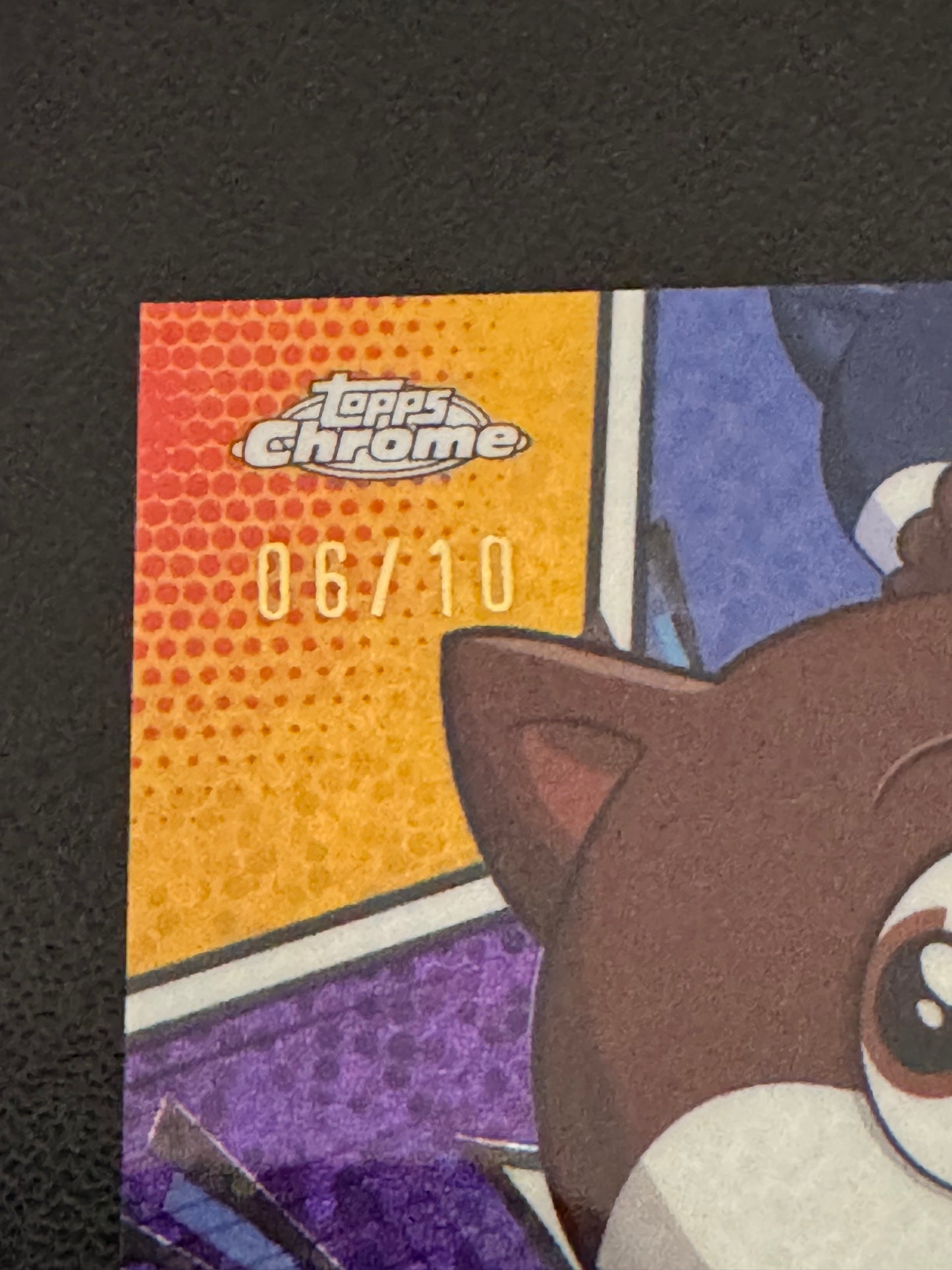 VEEFRIENDS - 2025 Topps Chrome VeeFriends Hustling Hamster Manga Speckle MSS-41 # 6/10